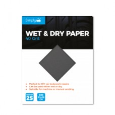 40 Grit Wet & Dry 25 Pack
