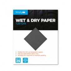 120 Grit Wet & Dry 25 Pack