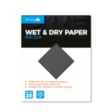 800 Grit Wet & Dry 25 Pack