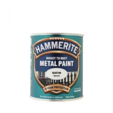Hammerite Direct To Rust Satin Finish White 750ml