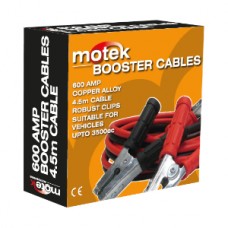 Motek 600Amp Booster Cables Suitable For Vehicles Upto 3.5L