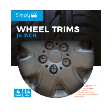 14 Inch Prime Wheel Trim Set